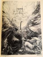 Haranghy Jenő (1894-1951): Biblia illusztrációk. Basel., 2008. Dachs. Bőrbe kötött díszkiadás 100 ós...