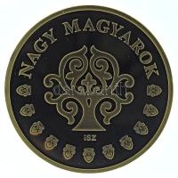 ifj. Szlávics László (1959-) 2011. "Nagy Magyarok / Gróf Széchenyi István" aranyozott Cu e...