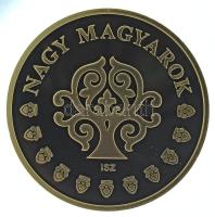 ifj. Szlávics László (1959-) 2011. "Nagy Magyarok / Szent-Györgyi Albert" aranyozott Cu em...