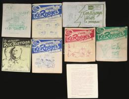 cca 1990-1995, 7 darab debreceni egyetemi lap