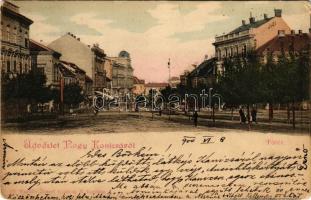 1900 Nagykanizsa, Fő tér. Ifj. Wajdits József kiadása (EK)