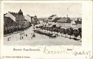 Nagykanizsa, Fő tér. Ifj. Wajdits József kiadása (EK)