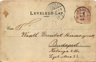 1899 Nagykanizsa, Községi elemi és polgári iskola. Fischel kiadása (ázott sarkak / wet corners)