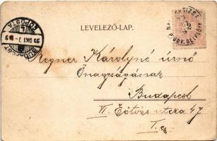 1899 Nagykanizsa, Csengery utca, Kilik Béla üzlete. Fischel kiadása (EM)