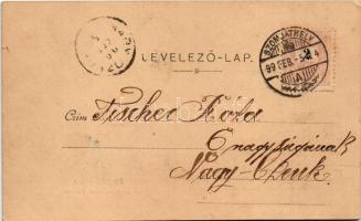 1899 Szombathely, püspöki palota. Apfel H. C. tulajdona