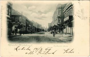 1899 Miskolc, Széchenyi utca, Seper szálloda, üzletek. Ferenczi B. kiadása (fl)