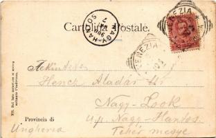 1900 Venezia, Venice; Riva degli Schiavoni. Stengel &amp; Co. 11589. / port (EK)