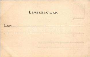 Miskolc, Erzsébet tér, Kossuth szobor, Avasi templom. Gedeon A. kiadása (fl)