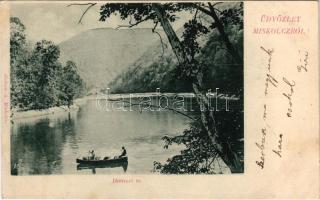 1901 Miskolc, Hámori tó. Gedeon A. kiadása (fl)