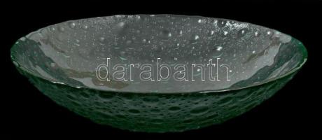 Hólyagos díszítésű design kínáló, hibátlan, d: 29 cm