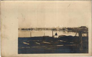 1917 Sokal, Überschwemmung. Verlag Karl Harbauer, Feldpostkarte / flood. photo