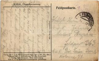 1917 Sokal, Überschwemmung. Verlag Karl Harbauer, Feldpostkarte / flood. photo