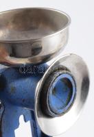 Régi vas mákdaráló, jelzett, m: 22 cm