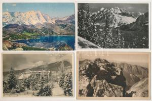 Tátra, Magas-Tátra, Vysoké Tatry - 4 db RÉGI képeslap / 4 pre-1945 postcards