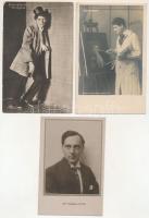3 db RÉGI magyar színész képeslap / 3 pre-1945 Hungarian actors postcards