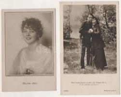 4 db RÉGI magyar színész képeslap / 4 pre-1945 Hungarian actors postcards