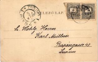 1899 Miskolc, Kossuth Lajos szobor. Verő J. és társa kiadása (EK)