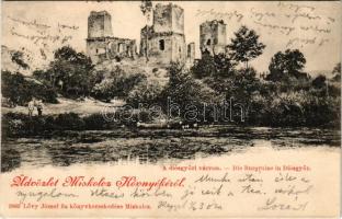 1899 Miskolc, Diósgyőri várrom. Lővy József fia kiadása (Rb)