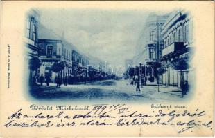 1899 Miskolc, Széchenyi utca, szálloda, üzletek. Verő J. és társa kiadása (fl)