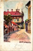 1914 Miskolc, Arany János utca. Ferenczi Károly kiadása s: Kiss L. (fl)