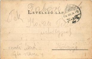 1914 Miskolc, Arany János utca. Ferenczi Károly kiadása s: Kiss L. (fl)