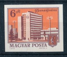 1975 Tájak-városok V. vágott bélyeg (4.000)