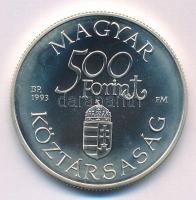 1993. 500Ft Ag "Régi dunai hajók I. - Árpád" kapszulában T:BU Adamo EM129