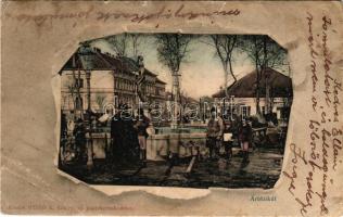 1903 Mezőtúr, Artézi kút, Gyikó K. üzlete és saját kiadása (b)