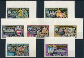 1972 Székesfehérvár ívsarki vágott sor (4.000)