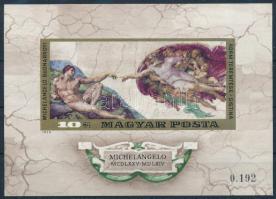 1975 Festmény XIV. - Michelangelo vágott blokk (4.500)