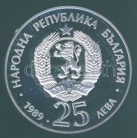 Bulgária 1990. 25L Ag "Olimpia-kenu"  T:PP Tanúsítvánnyal!