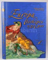 Plihál Katalin - Hapák József: Európa térképei 1520-2001. Válogatás. Bp., 2003, OSZK - Helikon. Rendkívül gazdag képanyaggal illusztrálva, közte kihajtható térképekkel. Kiadói kartonált papírkötés, kiadói papír védőborítóban. (39x28,5x3 cm)