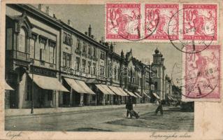 Eszék-Osiek with synagogue and shops