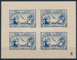 Franciaország 1938 Repülőtalálkozó levélzáró kisív