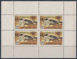 Franciaország 1946 Strasbourg Repülőnap levélzáró kisív