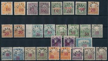 Baranya II. 1919 28 db bélyeg Bodor vizsgálójellel (8.400)