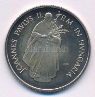 1991. 100Ft Cu-Ni "II. János Pál pápa látogatása" kapszulában T:BU patina
Adamo EM119