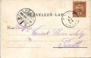 1900 Máriagyűd (Siklós), kegytemplom, látkép. Gregor Fischer kiadása (EK)