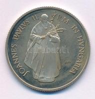 1991. 100Ft Cu-Ni "II. János Pál pápa látogatása" kapszulában T:AU (eredetileg PP) patina
...
