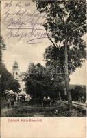 1906 Máriabesnyő (Gödöllő), kegytemplom, búcsú (EK)