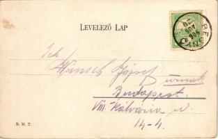 1906 Máriabesnyő (Gödöllő), kegytemplom, búcsú (EK)