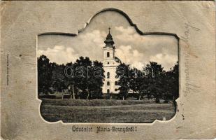 1903 Máriabesnyő (Gödöllő), kegytemplom. Neszveda Antal kiadása (fa)