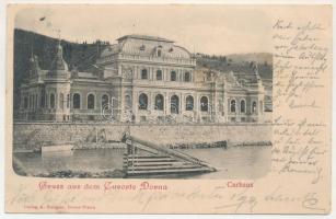 1900 Vatra Dornei, Dornavátra, Bad Dorna-Watra (Bukovina, Bucovina, Bukowina); Curorte, Curhaus. Verlag A. Stamper / spa (tiny pinhole)