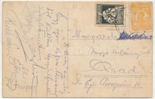 Arad, Mare Magazin de Moda pentru dame / Forrai utca, Vándor divatáruház és reklám bélyegzője, Poppe...