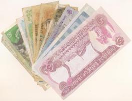 Vegyes, 10db-os bankjegytétel, benne: Kanada, Csehszlovákia, Ausztria, Olaszország, Szlovákia, Horvá...