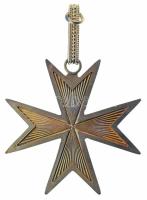 DN "Máltai Lovagrend" zománcozott kitüntetése szalag nélkül T:AU