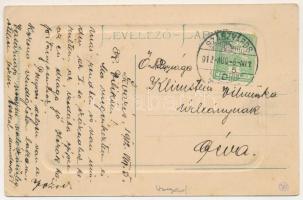 1912 Vajdahunyad, Hunedoara; Vajdahunyad vára. Szászvárosi könyvnyomda kiadása / castle. Emb. frame ...