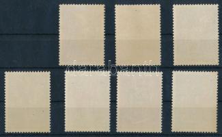 Kínai Népköztársaság 1961 Kerámia lovak sor 7 értéke Mi 609-615 (Mi EUR 330.-) jó minőség / good qua...