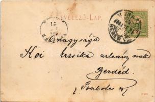 1904 Munkács, Mukacheve, Mukachevo, Mukacevo; vár. Grünstein Mór kiadása / castle (fl)