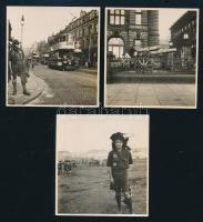 1929 London Jamboree 3 db fotó Temesváry István 6x6 cm